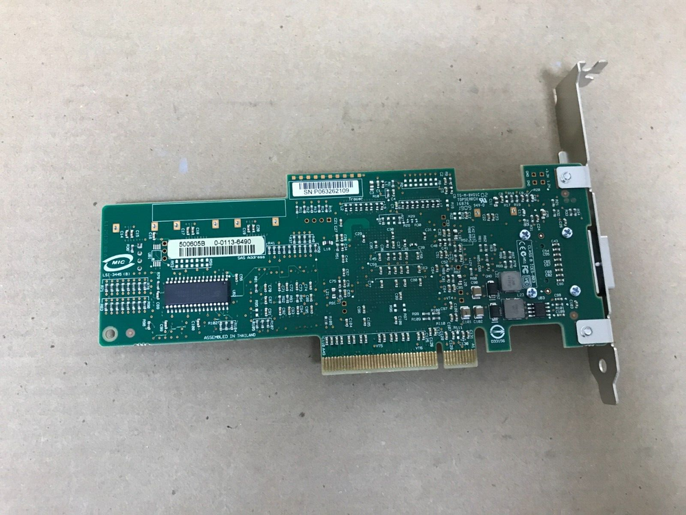 IBM LSI Logic SAS3445E-R RAID Controller Card 3Gbs FRU 44E8701