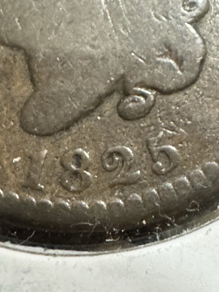 1825 Large Cent, Coronet Head, Better Date, Free shipping