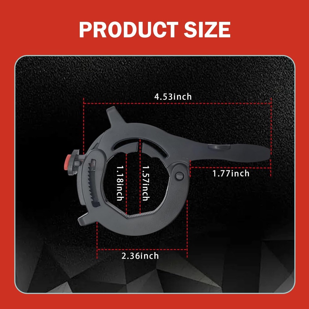 SLIMI 1 PC Motorcycle Cruise Control Assist, Black