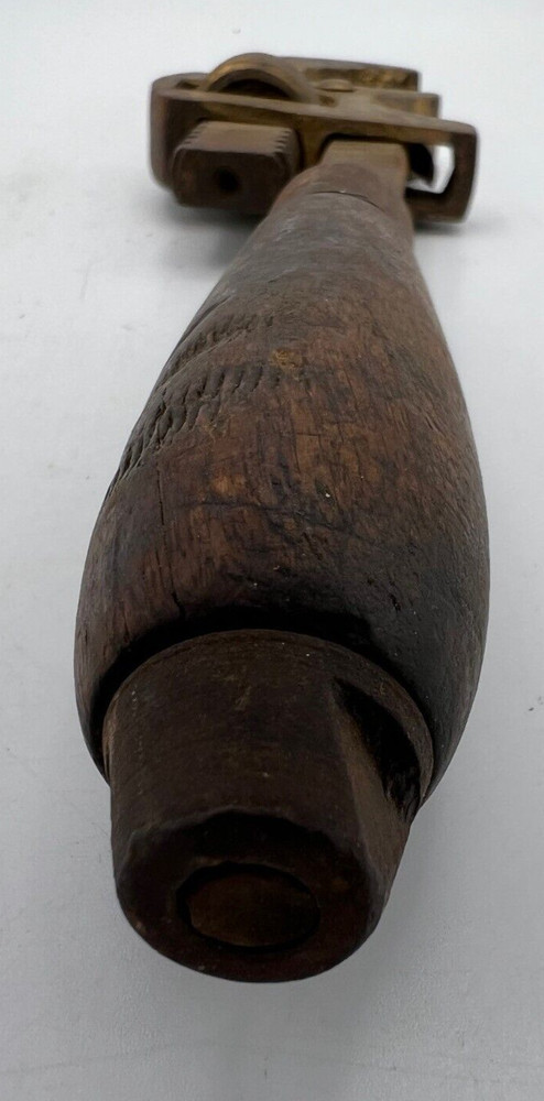 Vintage #10 Pipe Wrench with Wood Handle