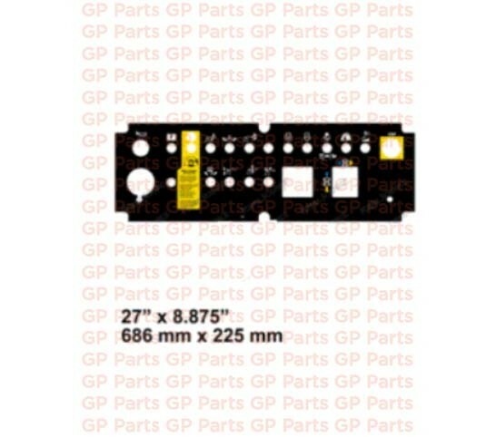 Genie 82279GT, CONTROL PANEL DECAL, Z-45/25J
