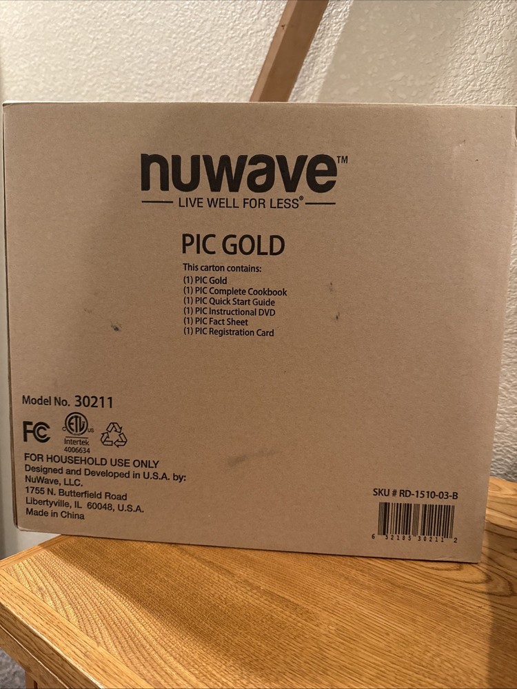 NEW Precision Nuwave 30211  Gold Portable Precision Induction Cooktop