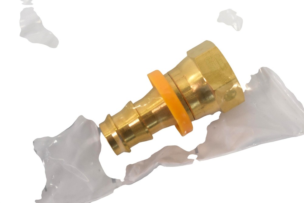 Gates G36210-0808 Hydraulic Hose Fitting Brass 8LOC-8RFJSX10008B408 New