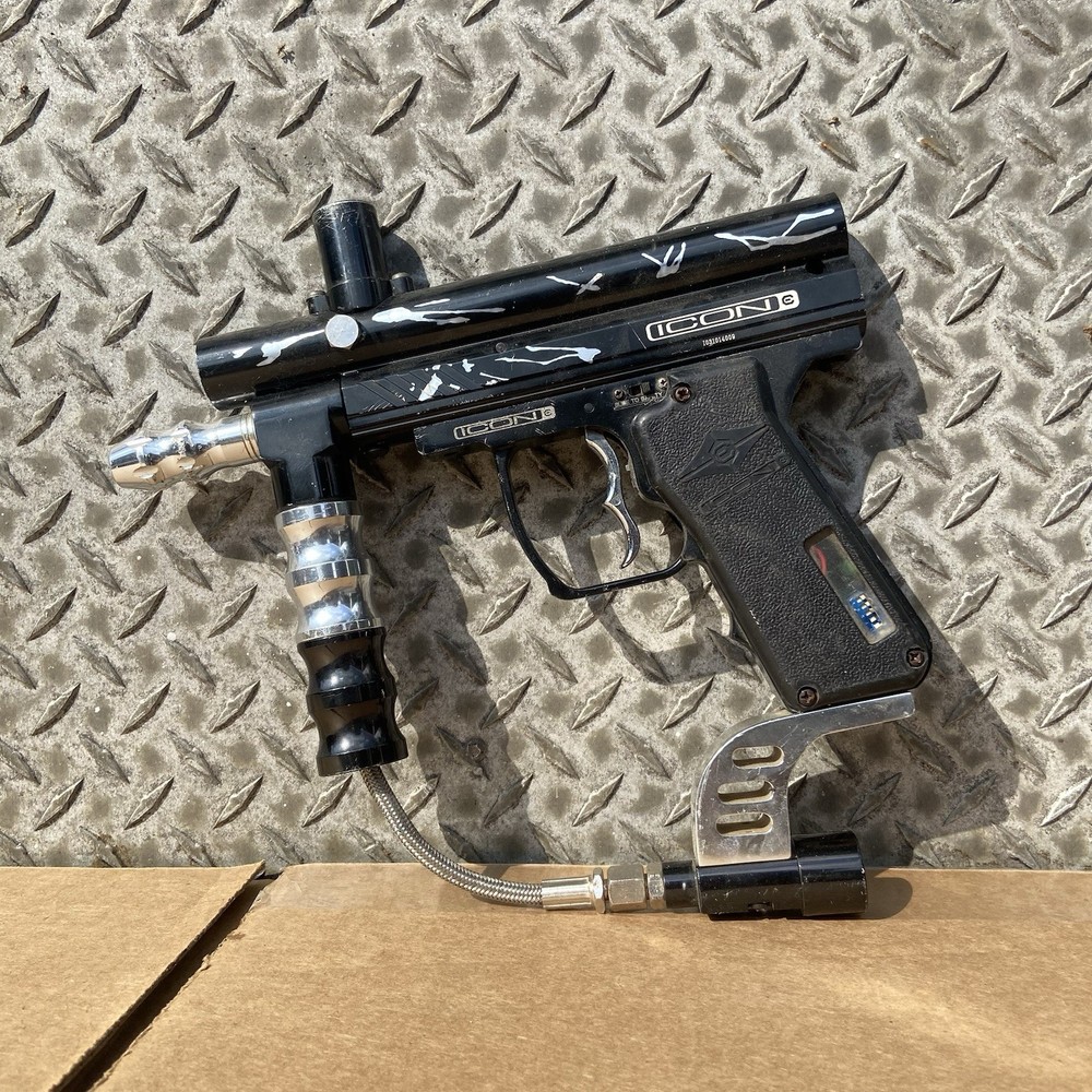Black ICON Paintball Gun