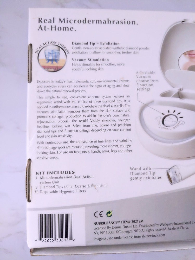 NuBrilliance Professional In-Home Microdermabrasion Kit