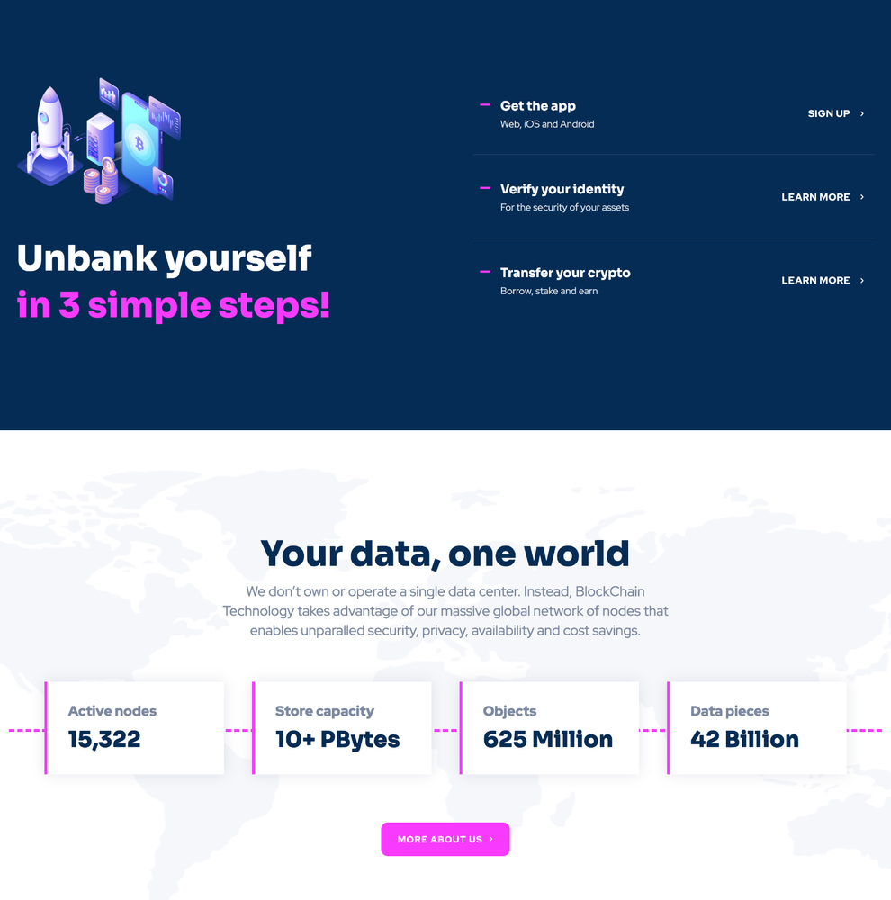 Blockchain & Crypto Website Design with Free 5GB VPS Web Hosting