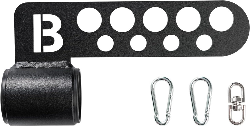 Belt Squat Landmine Attachment for 2" Barbell with Protective Plugs