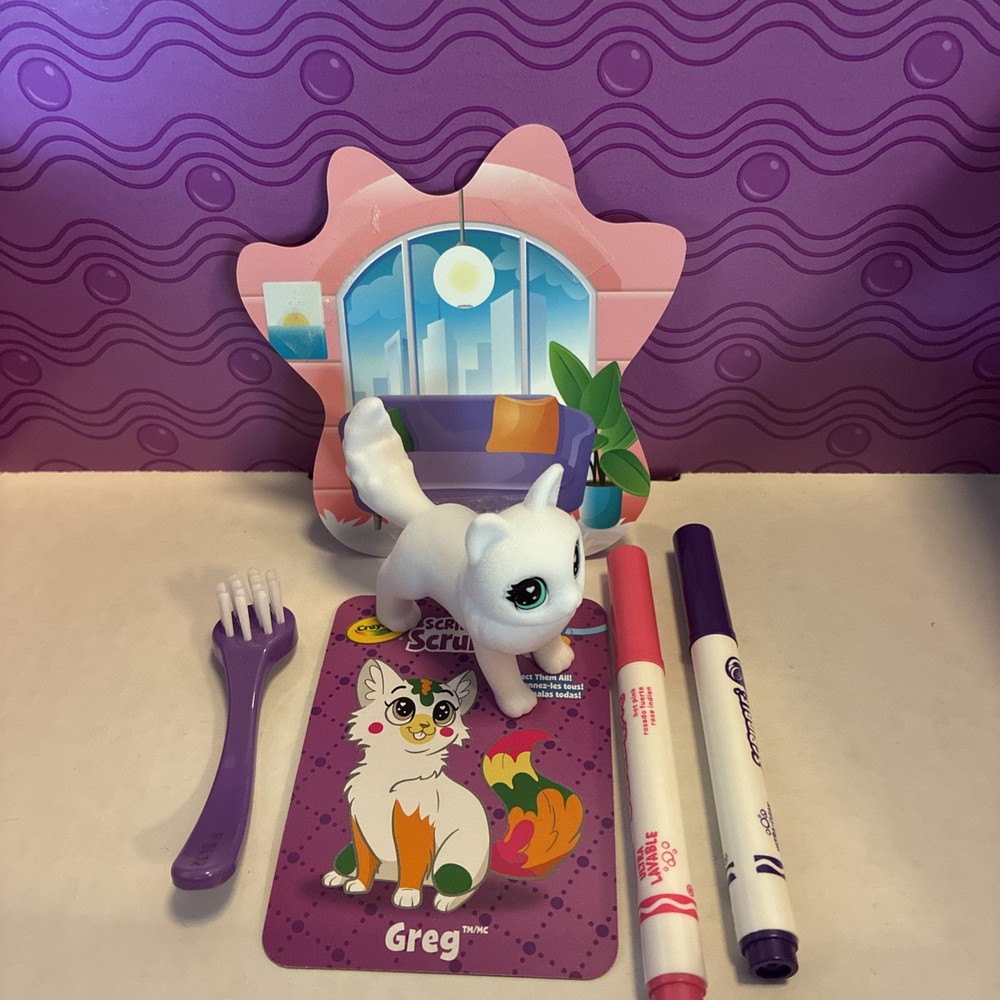 Crayola Scribble Scrubbies Pets Washable New In Box Greg