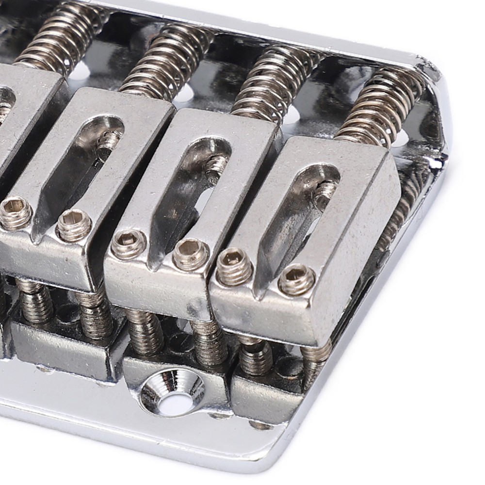 Adjustable Electric Guitar Bridge 6 String Electric Instrument Replacement Parts