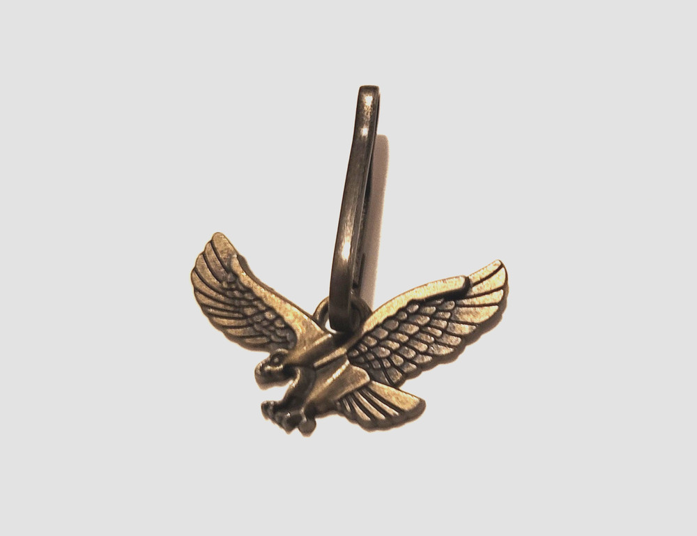 Vintage Bronze Eagle Zipper Pull