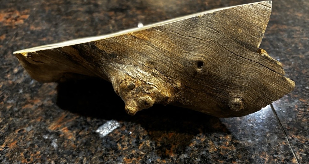Spalted Live Edge Willow Slab 8.5”x8”x2-4”