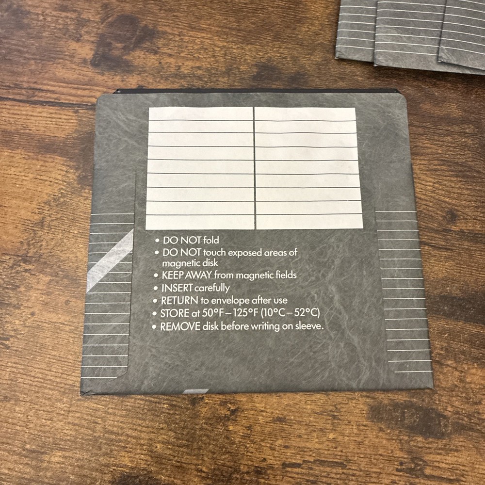 Elephant Memory Systems Single Sided Double Density Dennison DS DD 92-870-1