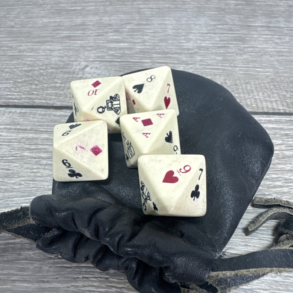Vintage 5 Piece Dice Set
