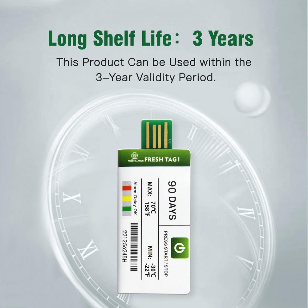 Freshliance 10pack Temperature Data Logger USB Disposable Temperature Recorde...