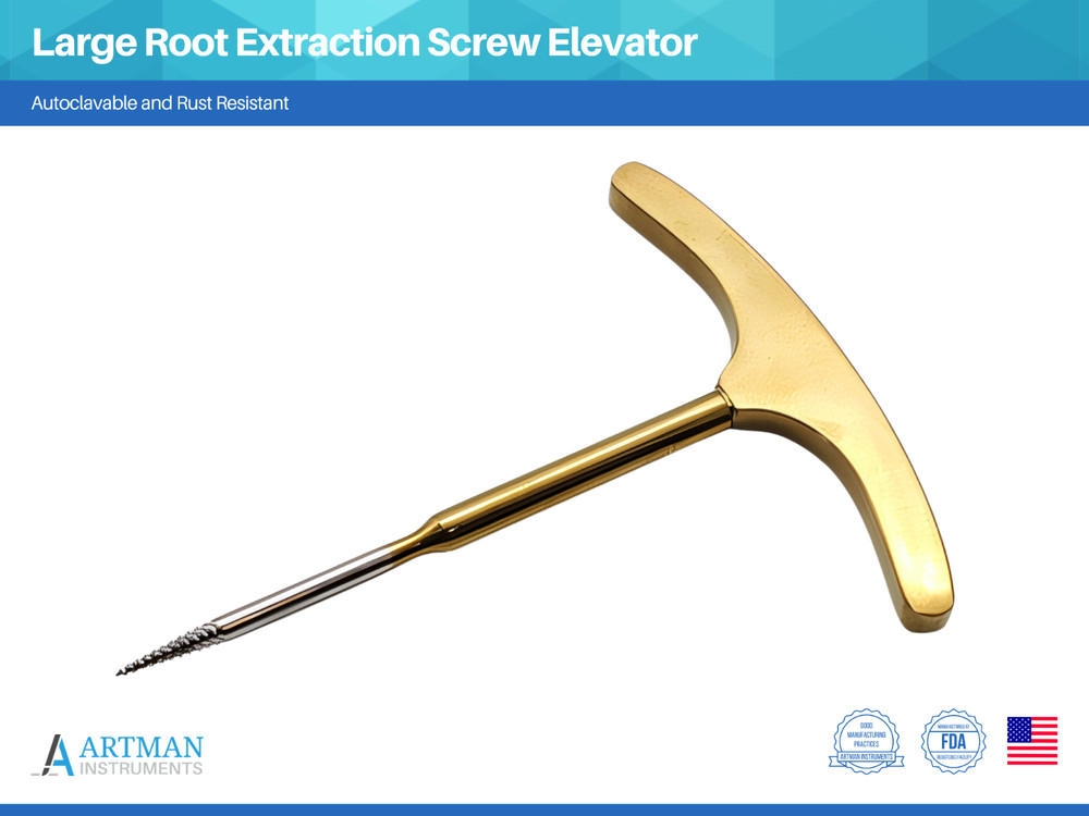 Large Root Extraction Screw Elevator ARTMAN