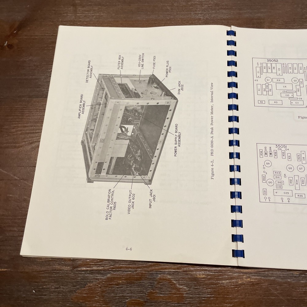 PRD Electronics Type 6690-A Peak Power Meter Operating Instructions 1972