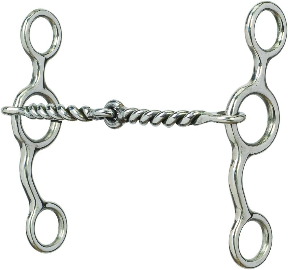 All Purpose Bit with 5" Sweet Iron Twisted Wire Snaffle Mouth
