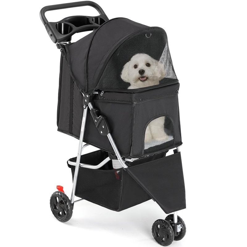 Pet Stroller Small Medium Pets Durable Lightweight Foldable Travel Outdoor New