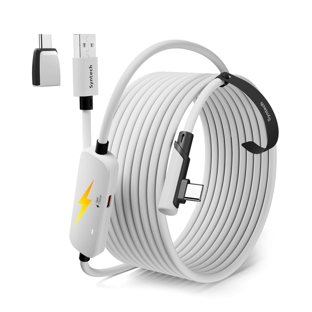 High-Speed 16FT Link Cable with USB 3.0 for Oculus Quest 3/3S/2 - 18W Charging
