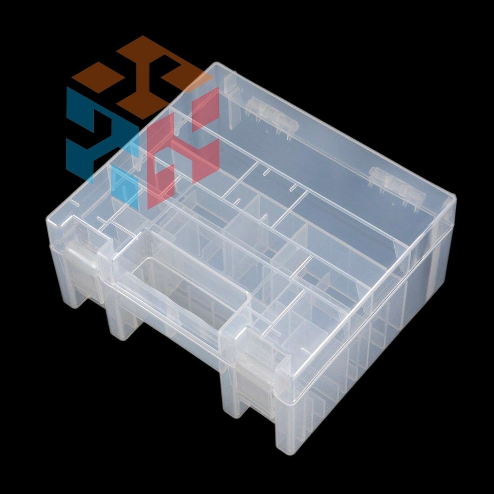 Plastic Battery Box Storage Case Holder Organizer for AA AAA C D 9V Batteries