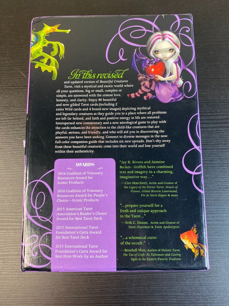 Beautiful Creatures Tarot Author Jay R. Rivera Art by Jasmine Becket-Griffith