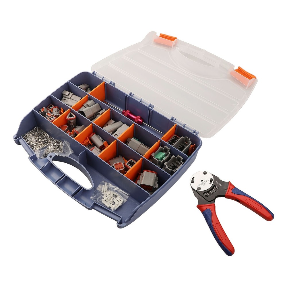 338PC DT Electrical Connectors with Professional Crimping Tool for Quick Setup