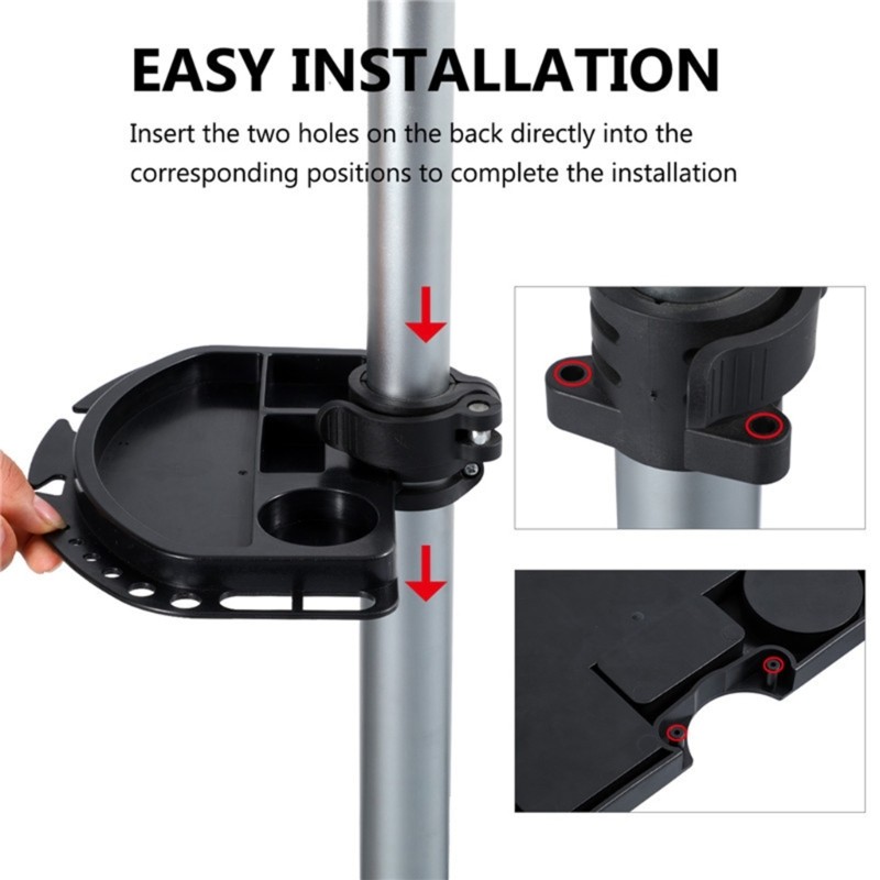 Cycling Tool Tray For Repair Stand Secure Storage With Multiple Compartments