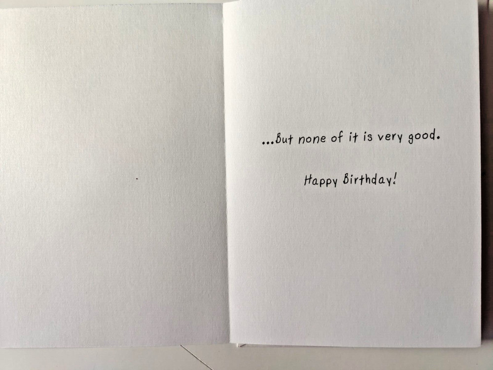 Happy Birthday Getting Older Card with Envelope