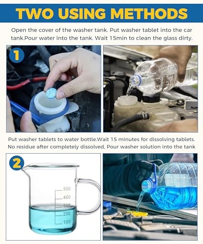 30PCS Windshield Fluid,Windshield Washer Tablets,Car Accessories Washer Fluid