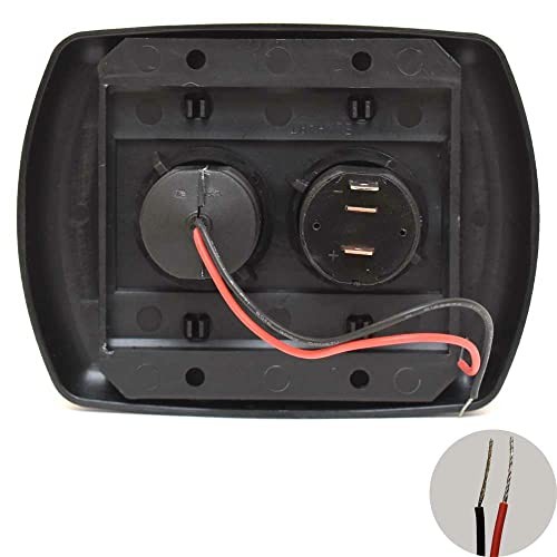 15095 12V/USB Charging Center - Black