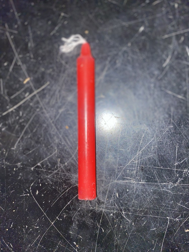 4” Intention Based Red Pillar Candle - Ready To Be Used For Candle Magic