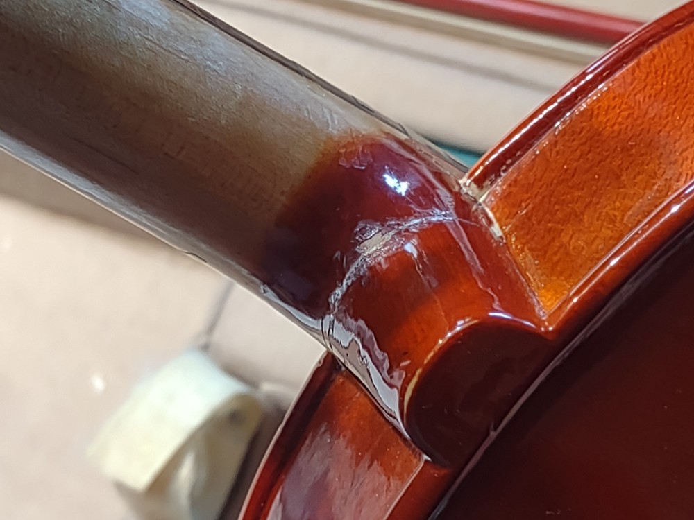 🎻 4/4 Solid Wood Beginner Violin Outfit – Spruce Top & Maple Back, Case 2 Bows