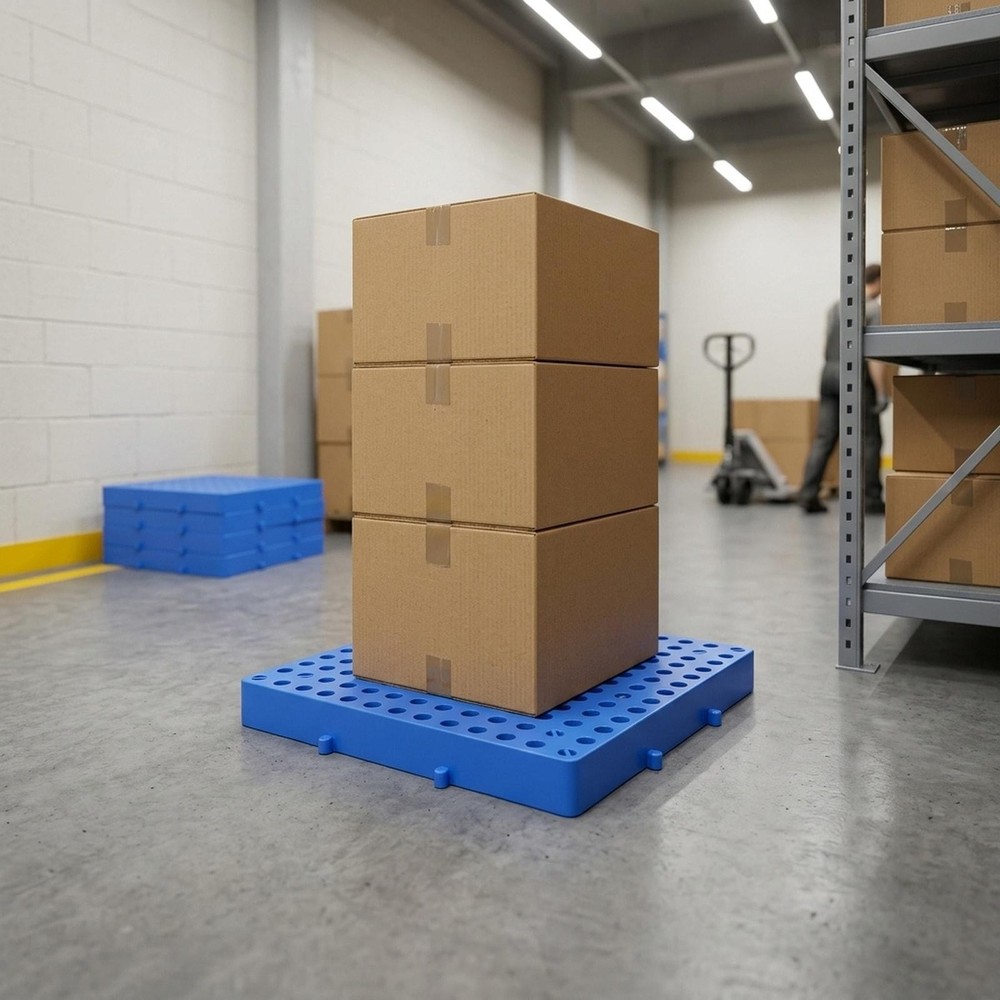 Storage Pad Floor Pallet Waterproof Ventilation Interlocking Multifunctional for