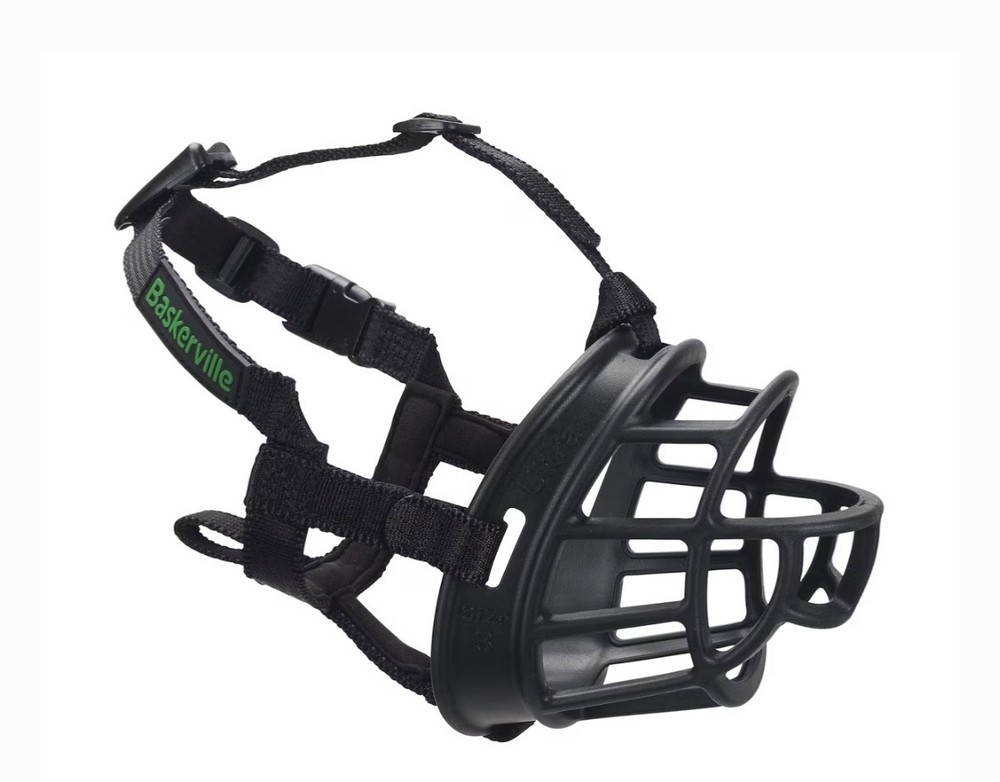 Baskerville Ultra Muzzle for Dogs, Size 5 - Black