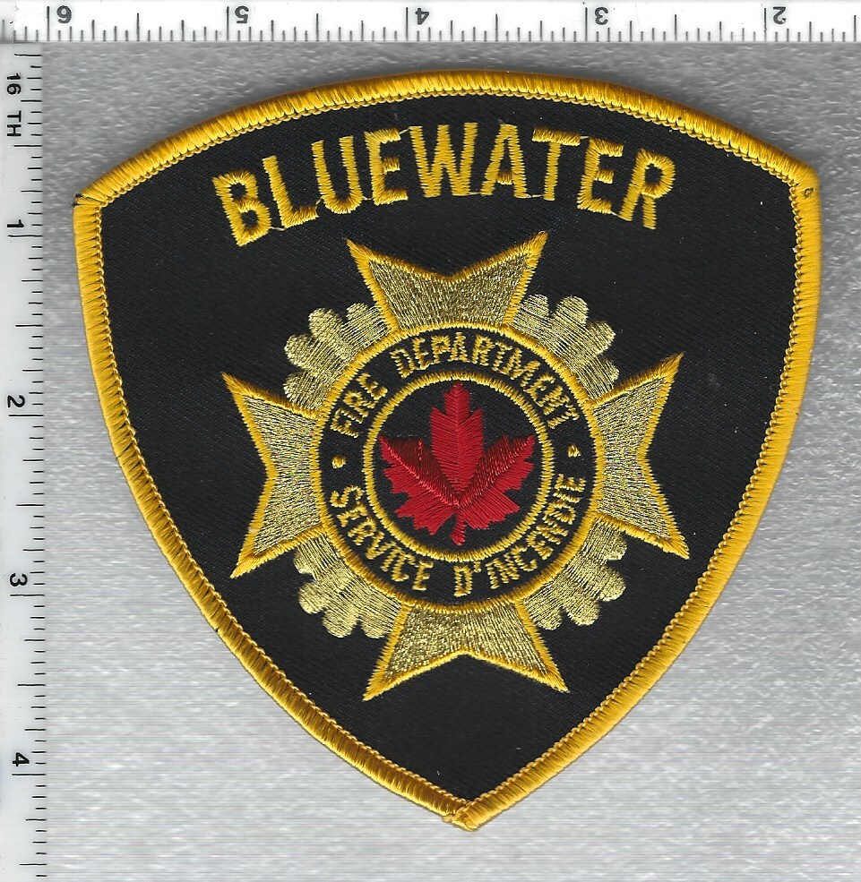 Bluewater Fire Department (Ontario, Canada) Shoulder Patch