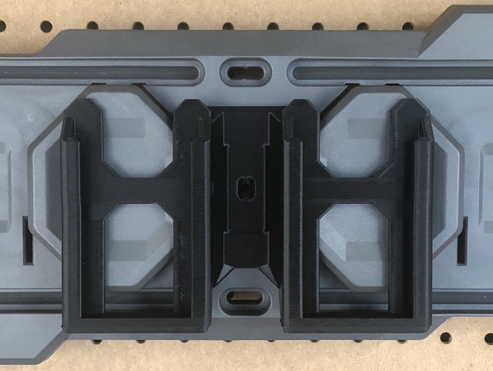 Double 40-volt BATTERY HOLDER for Ryobi Link system Garage Organizer