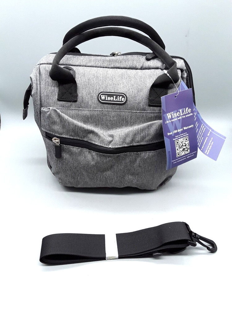 WISELIFE-Insulated Lunch Bag with adjustable Shoulder Strap-waterproof