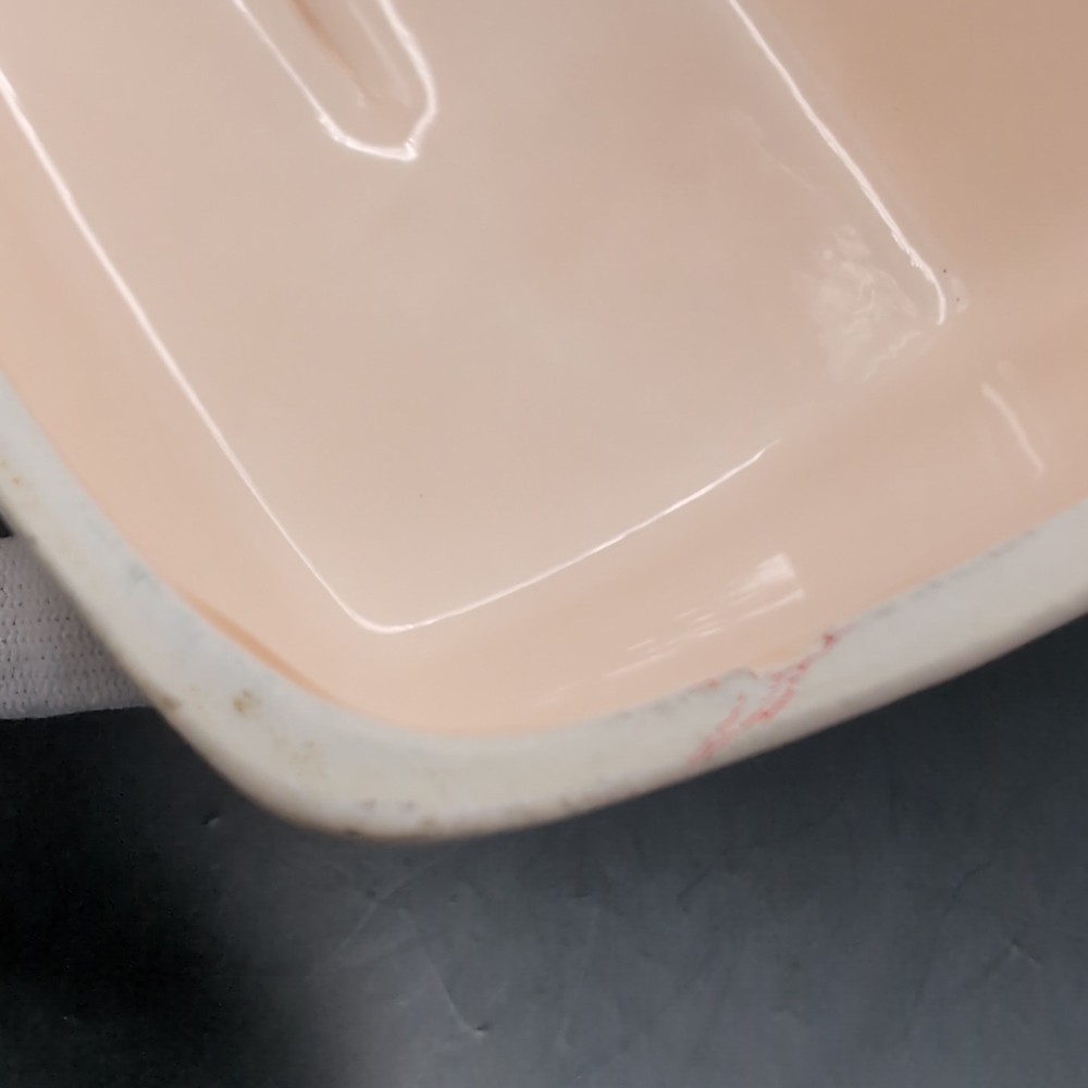 Ceramic Butter Dish by Siléa Beige Grapes