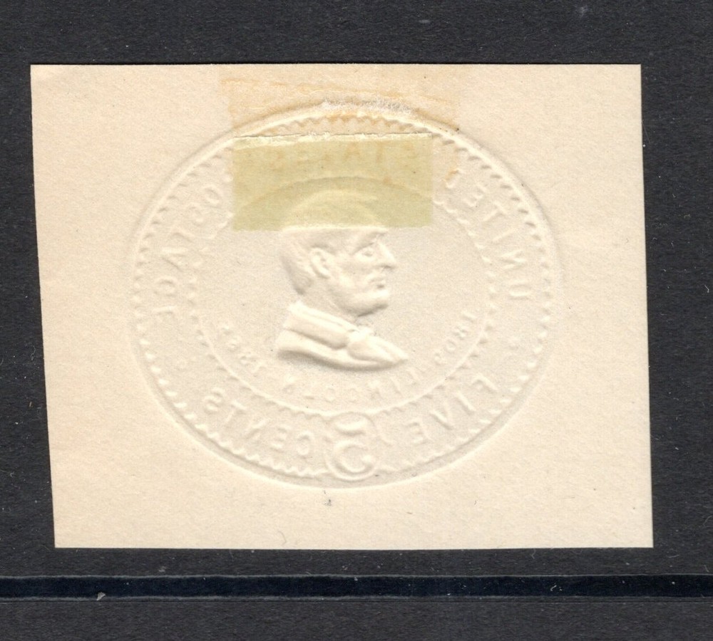 US Scott U393 Mint Hinged - Cut Square -CV 15$