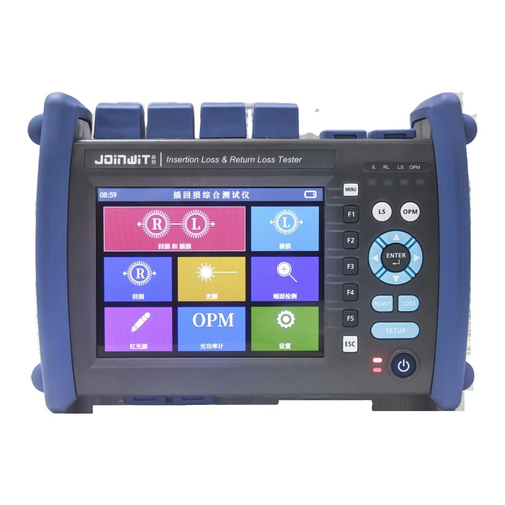 Fiber Optic Insertion Loss Return and Integrated Tester with Optical Power Meter