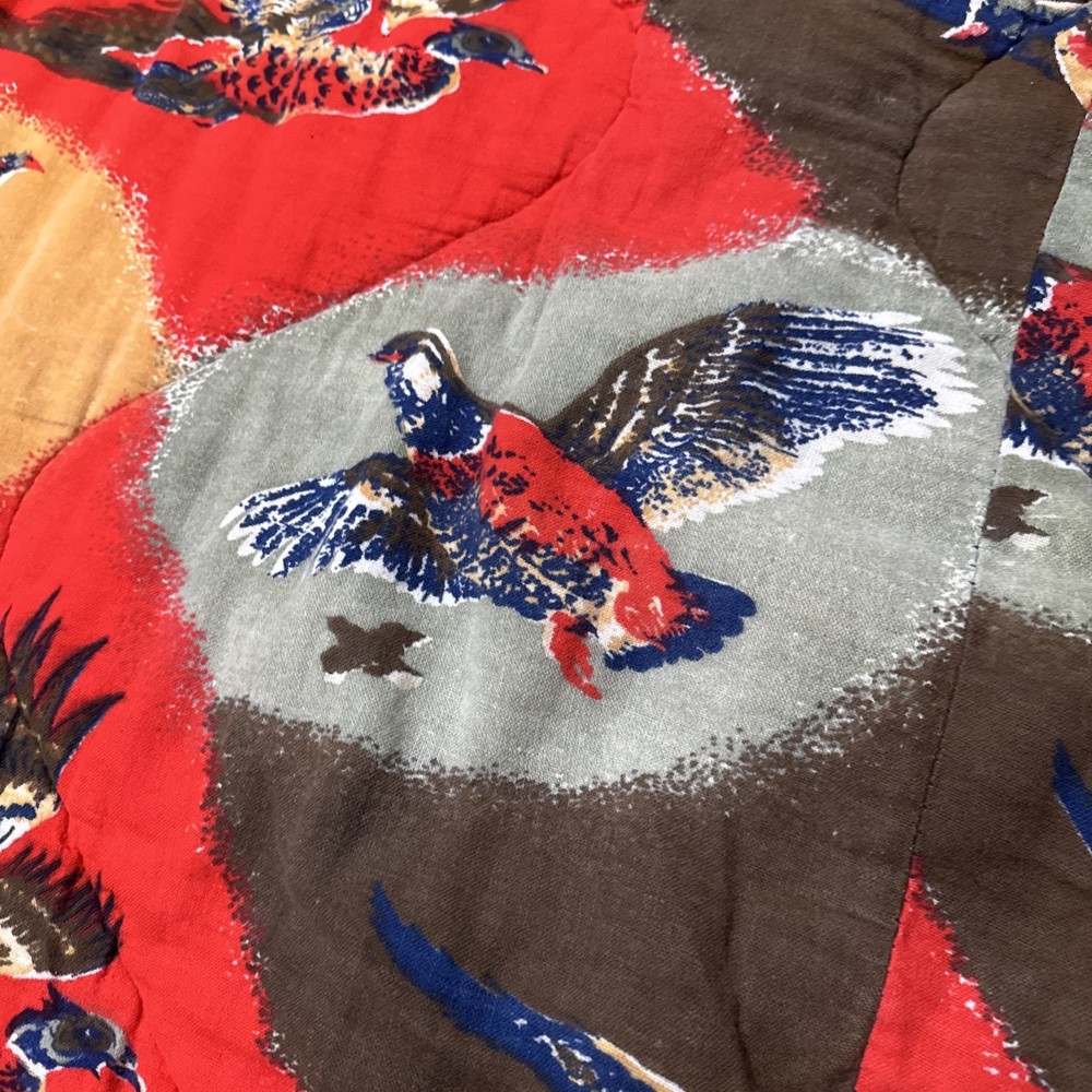 Vintage Emar Sleeping Bag With Ducks & Pheasants