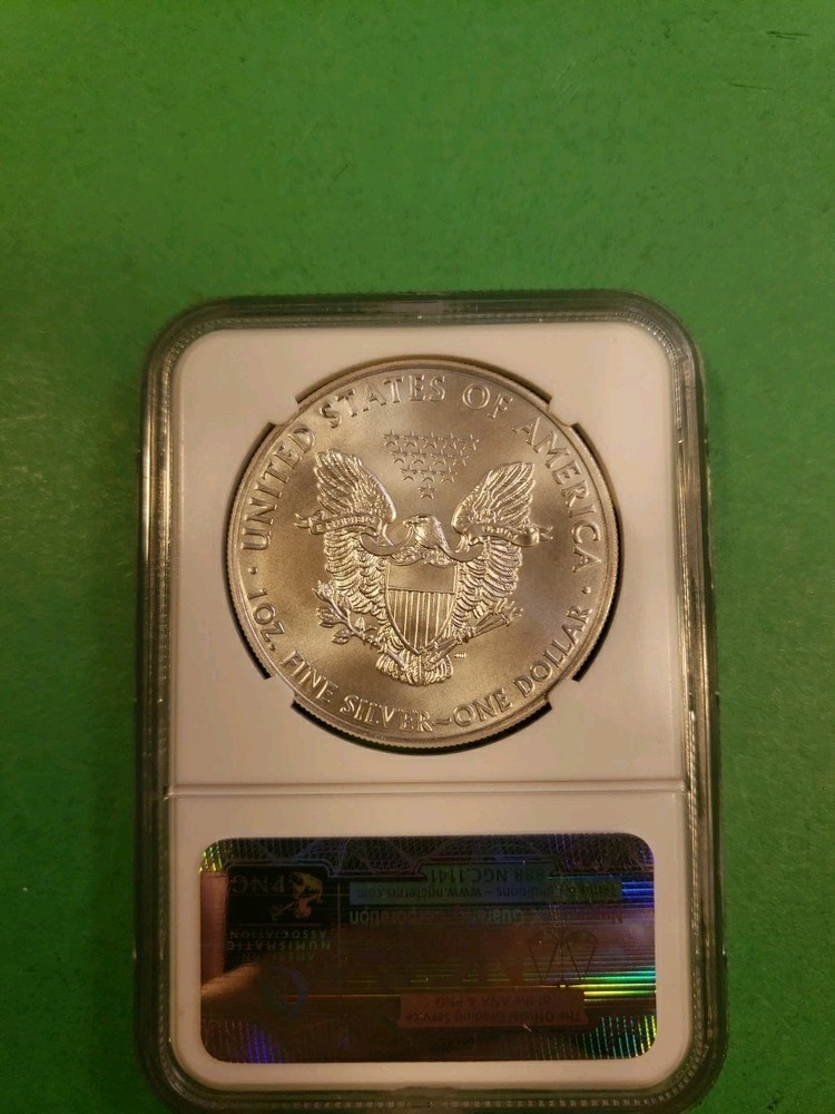 Beautiful 2012(W) Silver Eagle Early Release NGC MS 70 Star Label