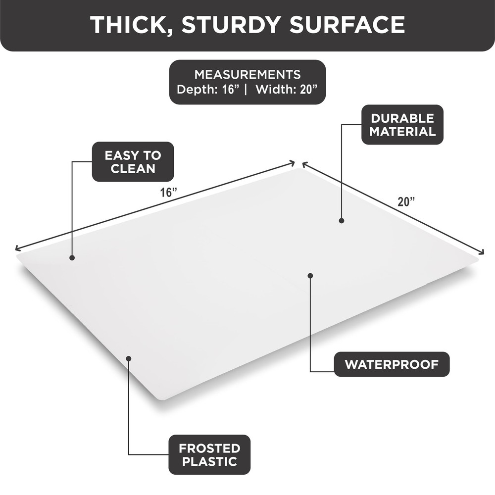 HOLDN' STORAGE Hard Plastic Liner for Pull Out Shelf, Fits Pull Out Cabinet O...