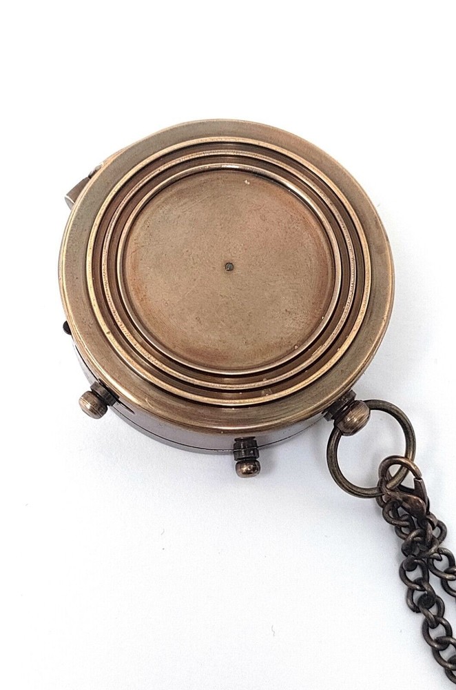 Personalised Compass for Son, Personalized Gift, Antique Brass Engraved Compass