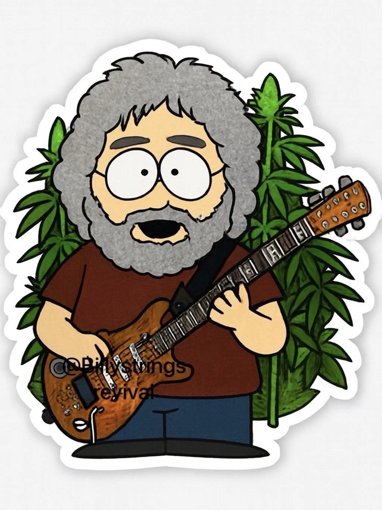 ⚡️Jerry Garcia “6 Pack” Stickers 🌹