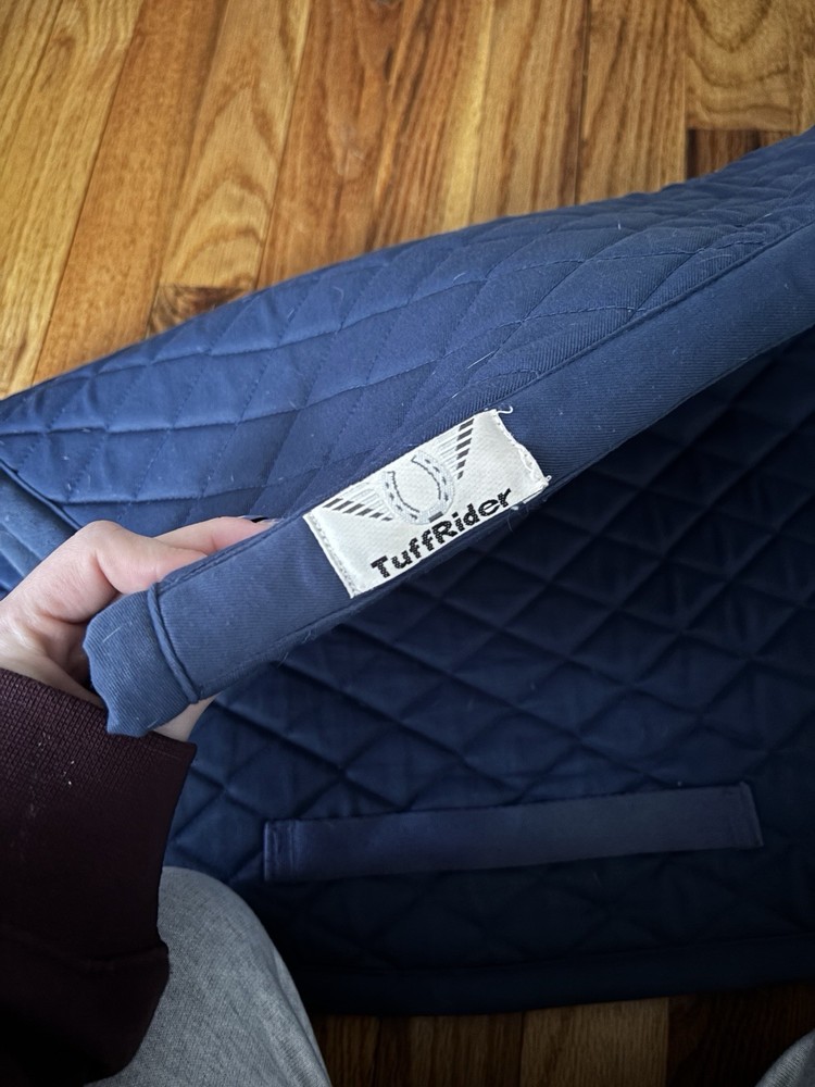 Navy Blue All Purpose Saddle Pad Basic Tuff Rider