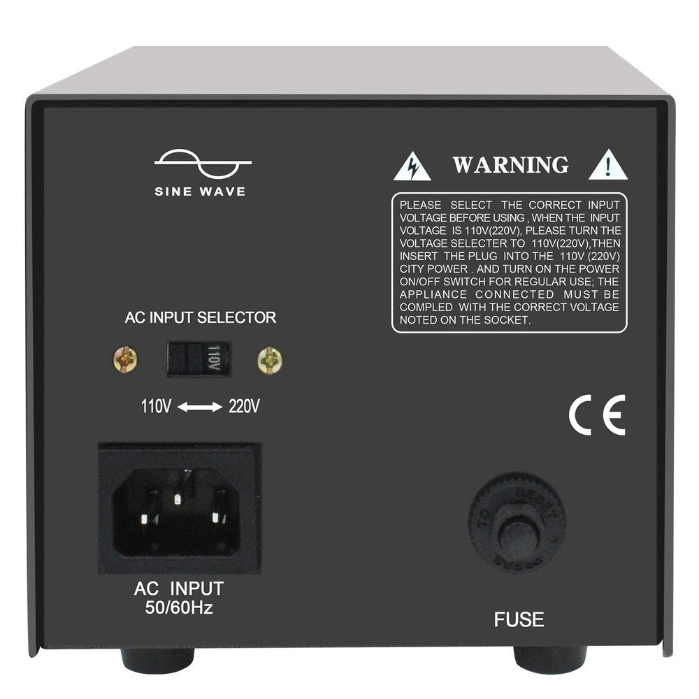 Step Up & Step Down Voltage Transformer Power Converter with Power Cord,Conv...