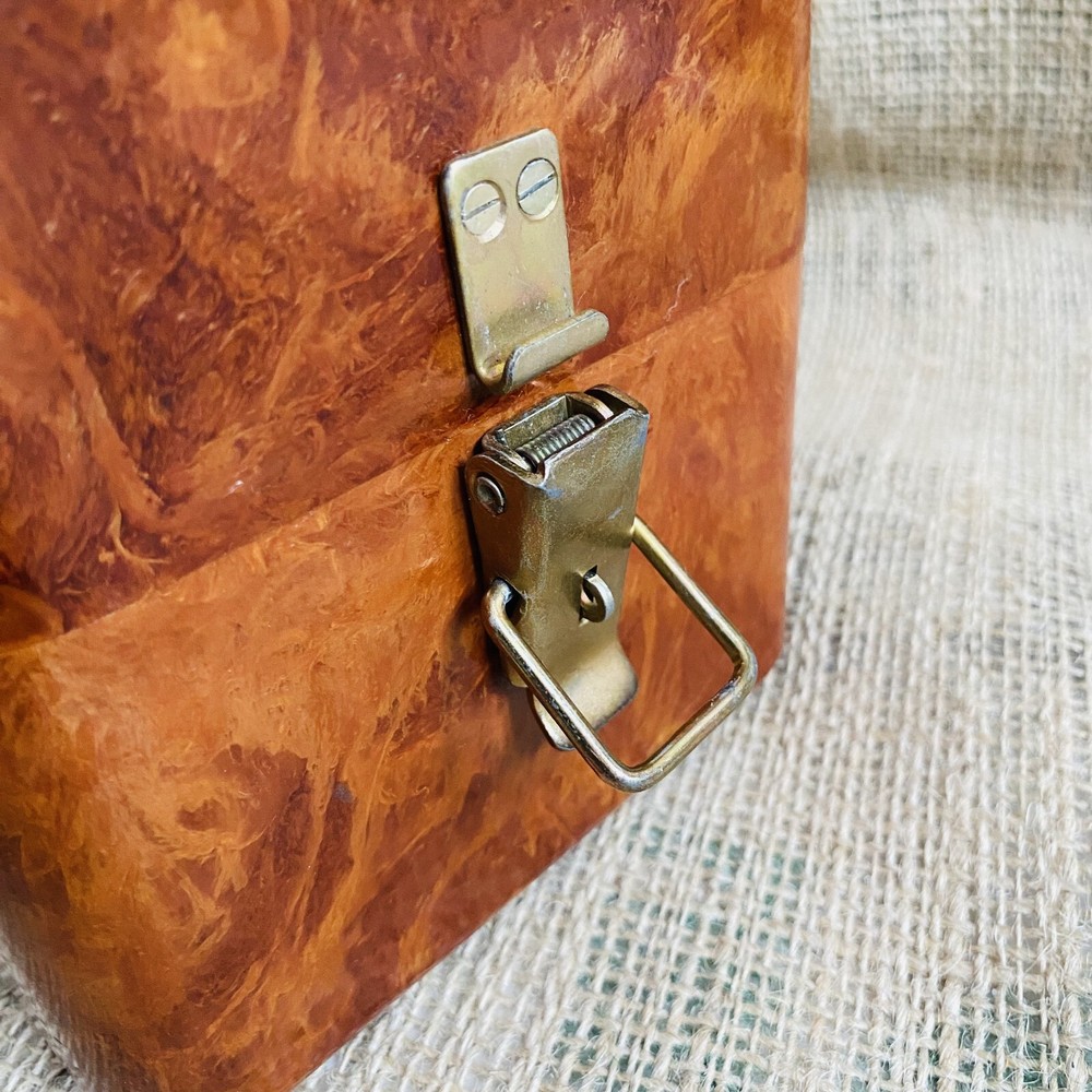 Soviet Bakelite box. Russian Shells/cartridges storage container. Ammo box USSR.