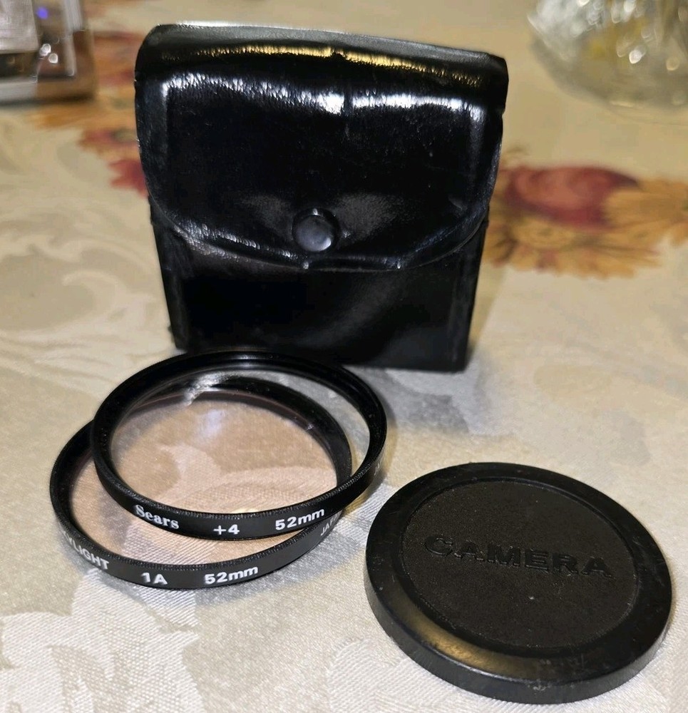Sears 52mm Polarizer & Close Up Filters in Case