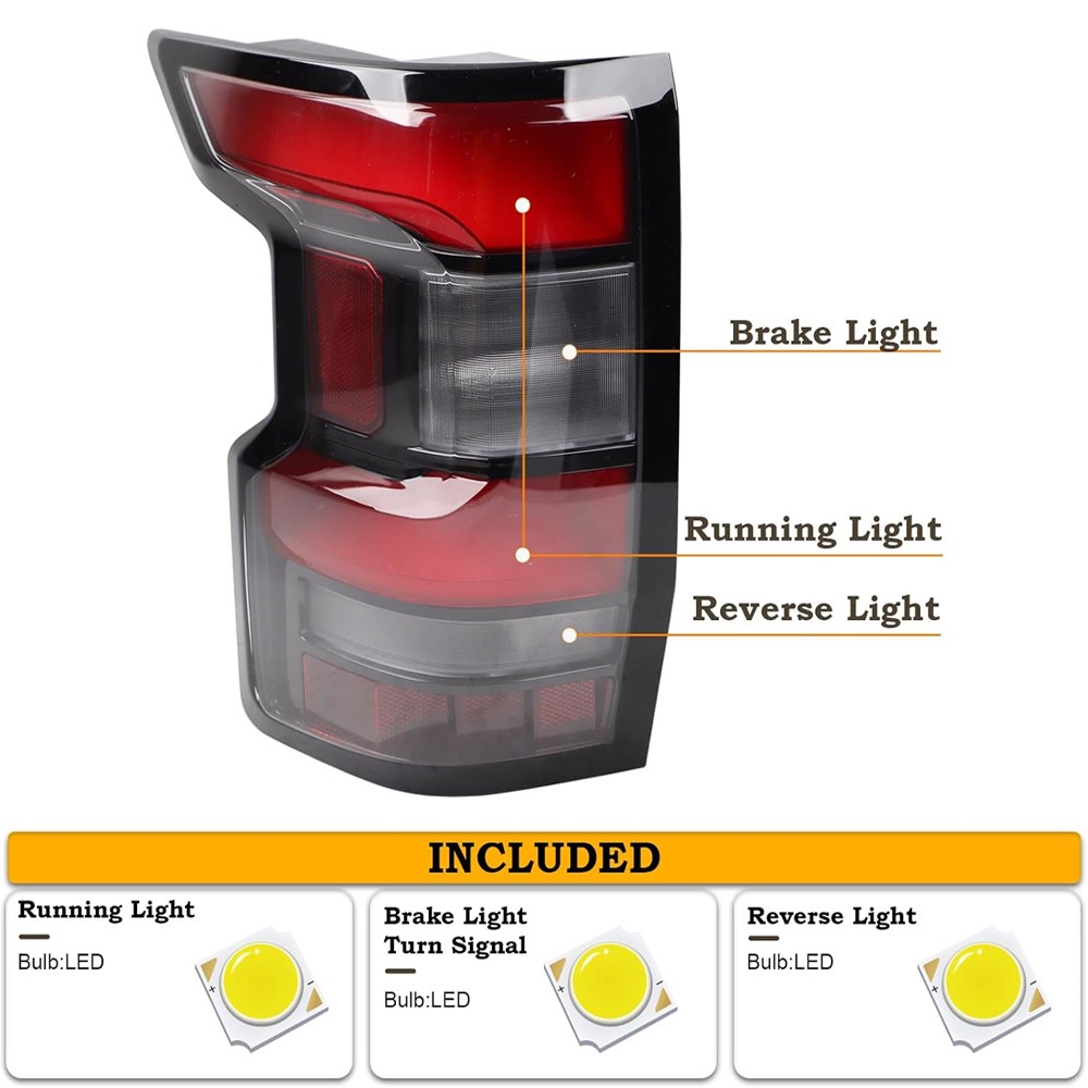 LED Tail Light Assembly For 2022-2024 Nissan Frontier Rear Lamp Left Driver Side